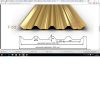 Trapézlemez T-55/0,60 mm ALUMÍNIUM Matt Trapézlemez T-55/0,60 mm ALUMÍNIUM Matt