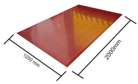  Síklemez  acél 0,70 1250x200mm több színben védőfóliázott